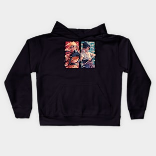 naruto and sasuke Kids Hoodie